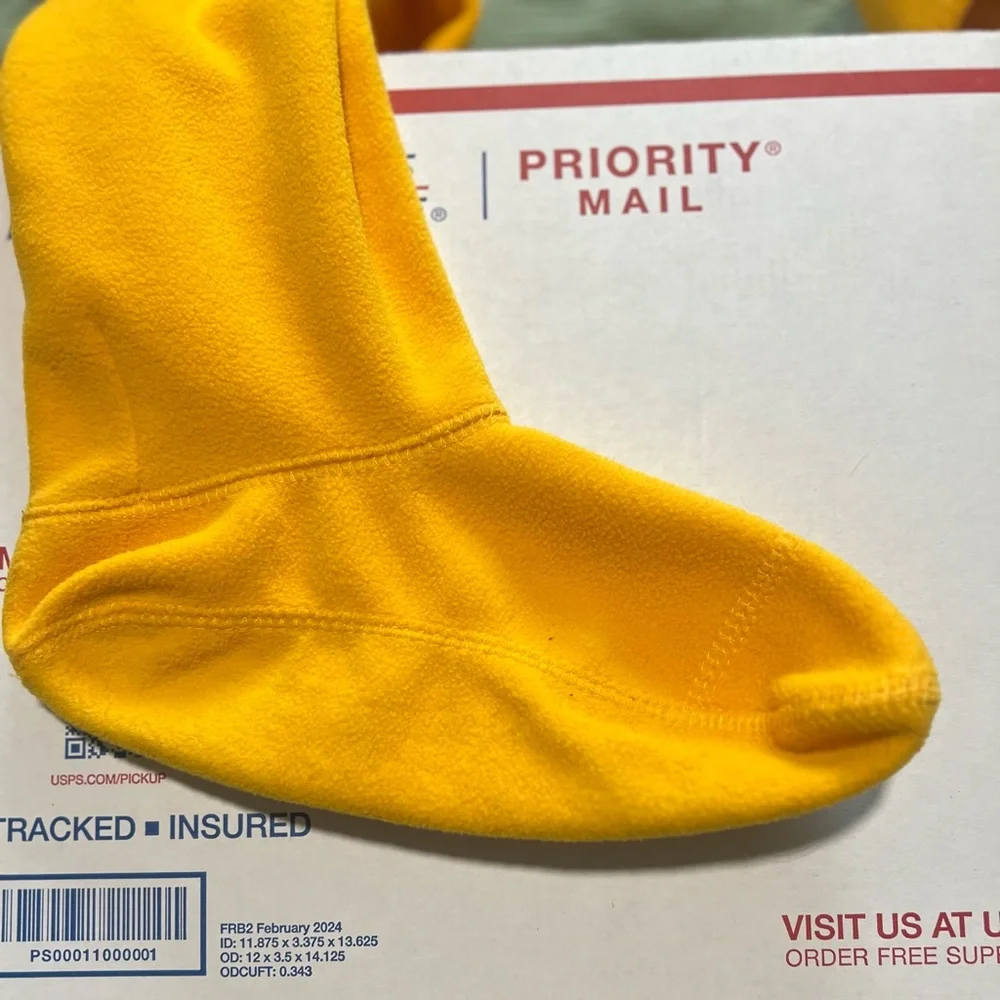 Hunter Women's Original Tall Fleece Welly Gold Socks Size M Shoe Size 5-7